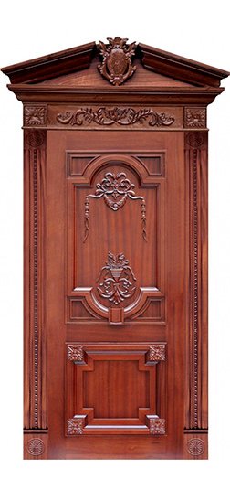 Парадная дверь №24 с отделкой Массив дуба и Массив дуба